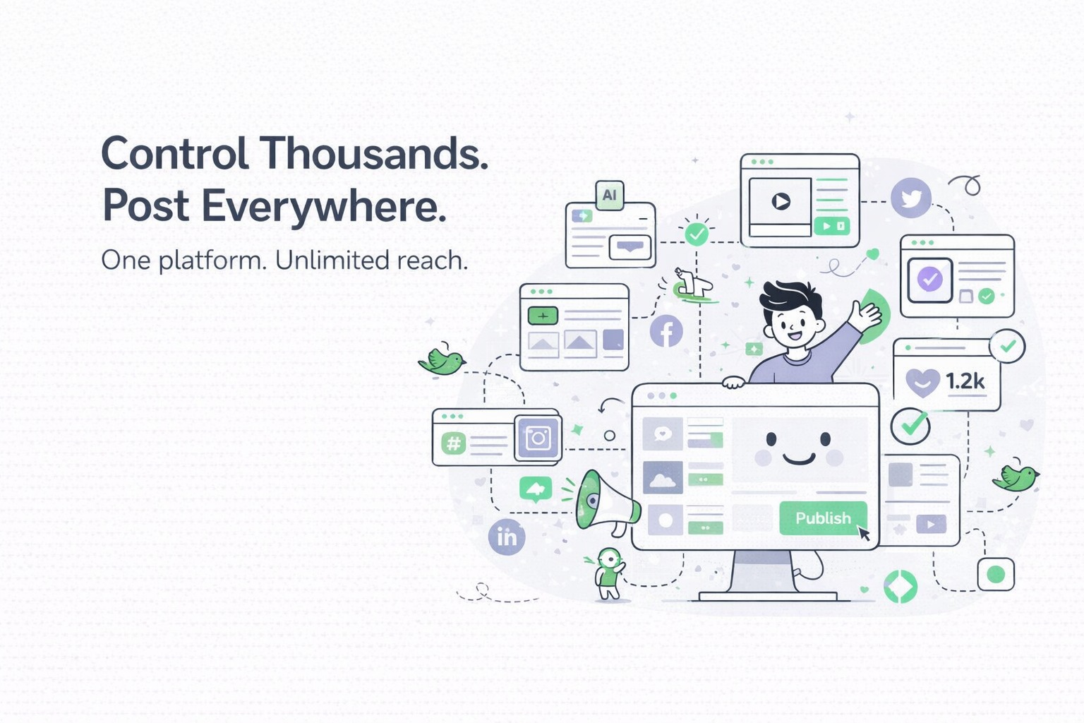 Multi-platform posting